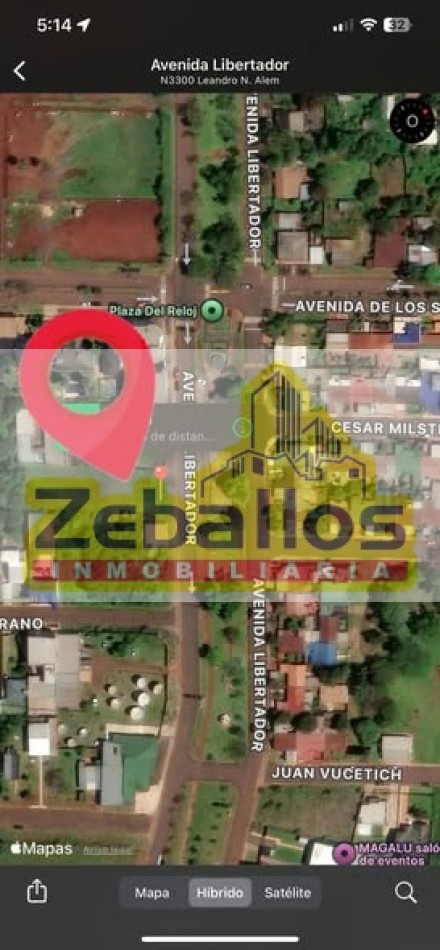 Excelente Lote sobre Av. Libertador