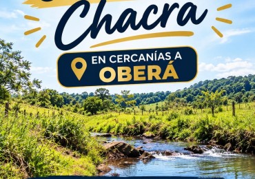 NECESITAMOS CHACRAS A LA VENTA CON ARROYO