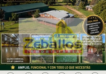 GALPON EN VENTA "EL RANCHO" SOBRE RUTA 14 KM 833 , Misiones